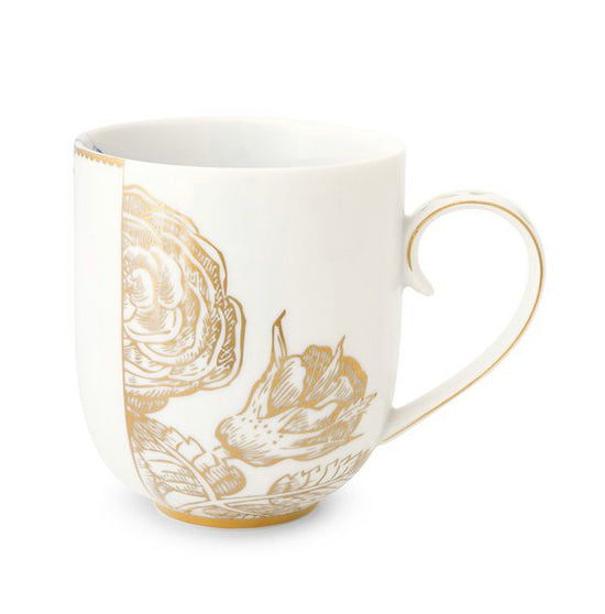 Royal white mug