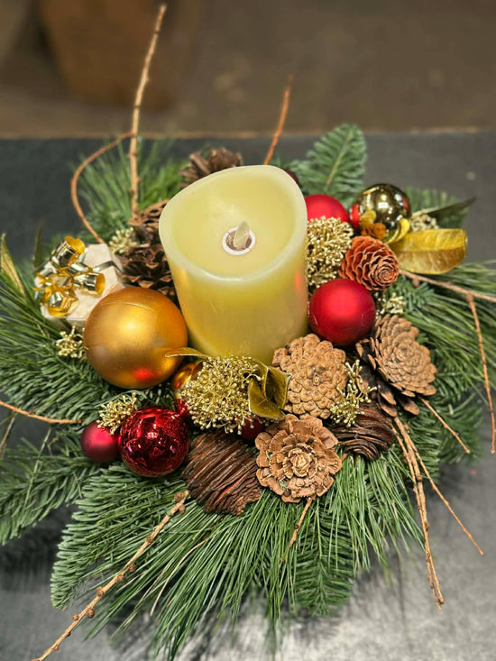 Jóladokoratión við battaríljósi