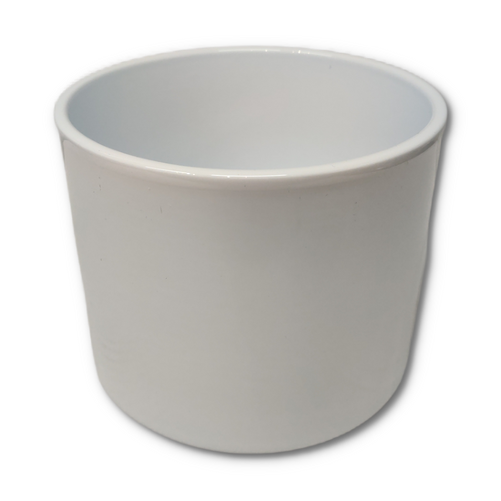 white pot 14,5 cm