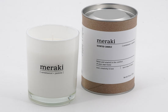 Candle with fragrance- Sandalwood + jasmine 35 t